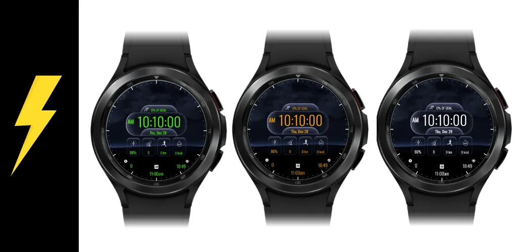 Thunder Animated Watch Face screenshot 1