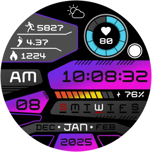 Digital Quantum HUD Watch Face screenshot 20
