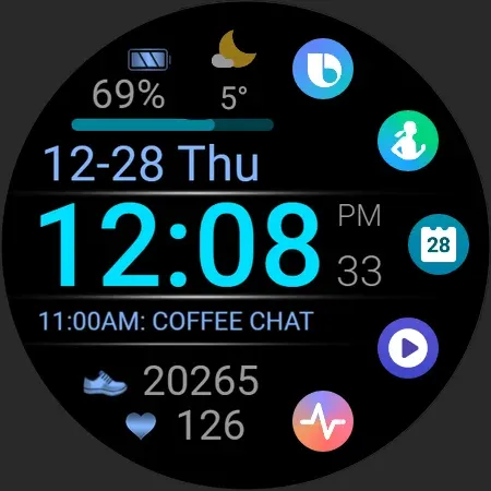 PW85 App Launch Watch Face screenshot 37
