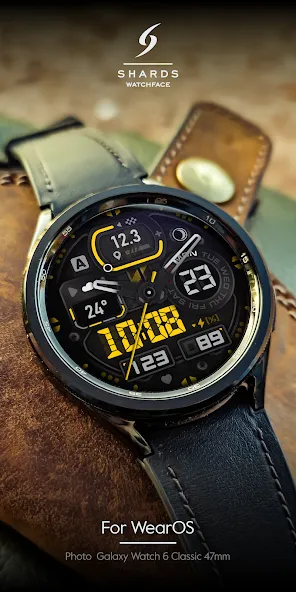 SH019 Watch Face, WearOS watch screenshot 4