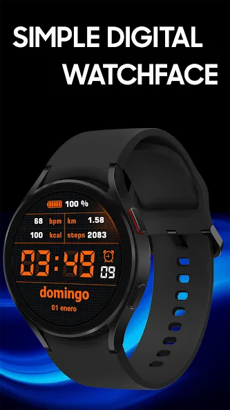 Simple Watchface AKM Wear OS screenshot 3