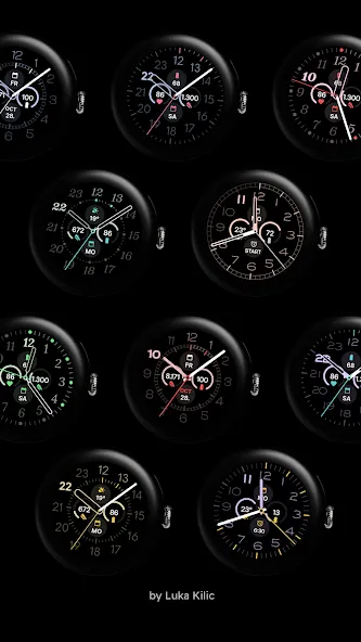 Crescendo - Analog Watch Face screenshot 8