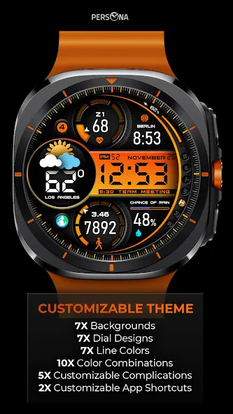 PER009 Sport Watch Face Mesa screenshot 26