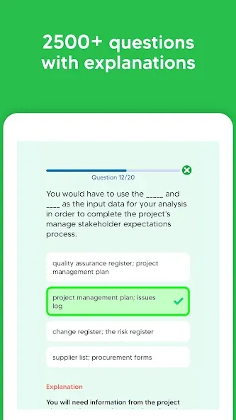 PMI PMP Exam Prep Test 2025 screenshot 18