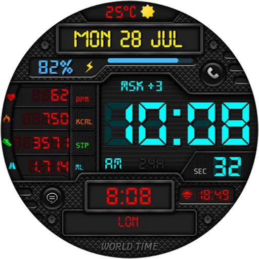 DIGI LONT CTS39 Watch face screenshot 18