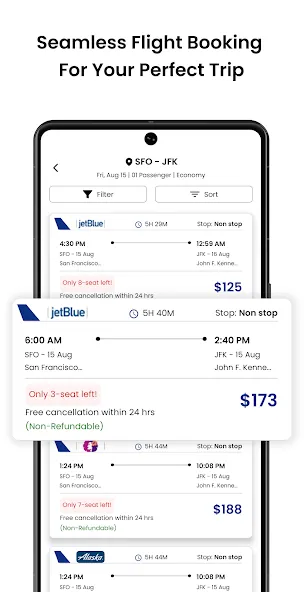 Travelfika: Hotels & Flights screenshot 5