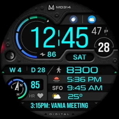 MD314 Health Watch Face screenshot 14