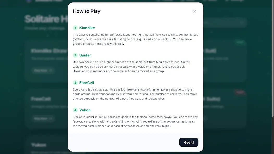 Solitaire Hub Offline Edition screenshot 31