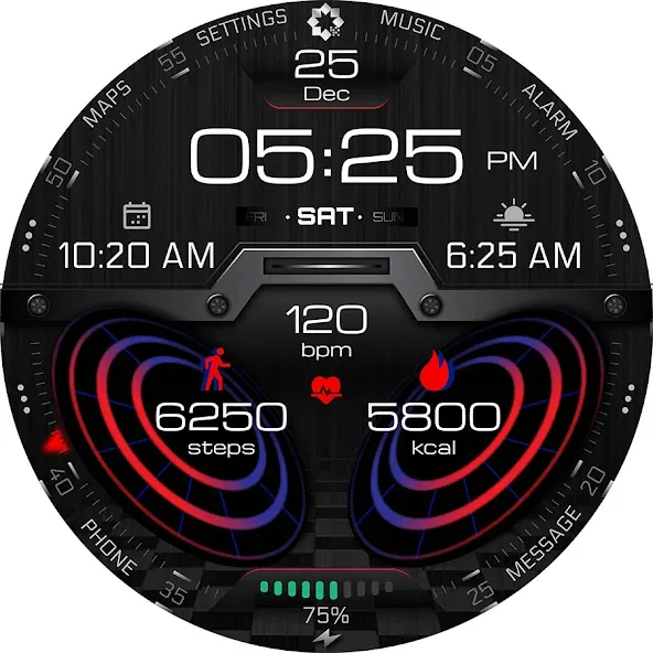 A375 Wear OS Watch Face screenshot 26