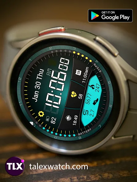 HyperSpace Watch Face screenshot 5