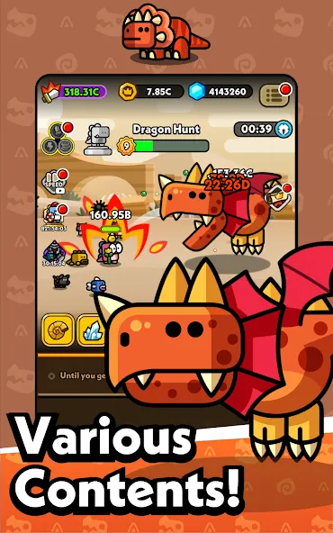 Hero Dino: Idle RPG screenshot 15