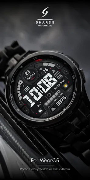 SH067 Watch Face, WearOS watch screenshot 2