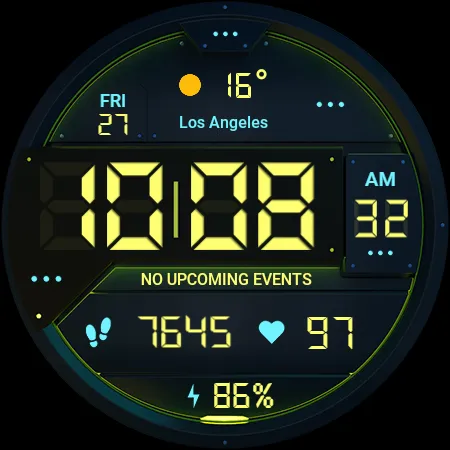 TVV Digital Watch Face screenshot 11