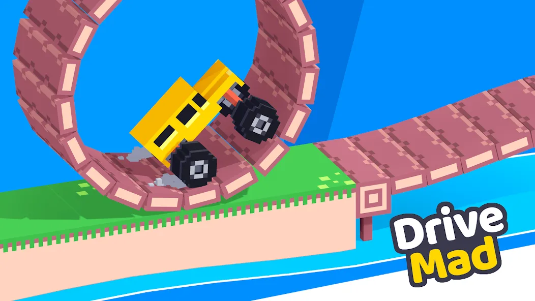 Fancade Minijogos: Carro, ação screenshot 1