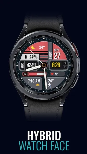 Tancha S89 Hybrid Watch Face screenshot 2