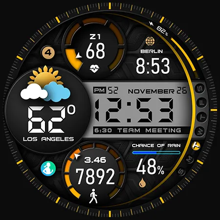 PER009 Sport Watch Face Mesa screenshot 36