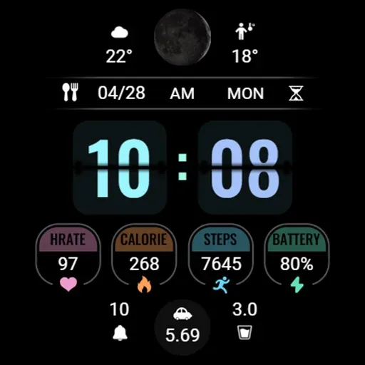 Page Flipping Data ZKin Watch screenshot 7
