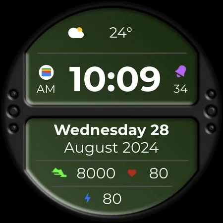 DADAM80: Digital Watch Face screenshot 20