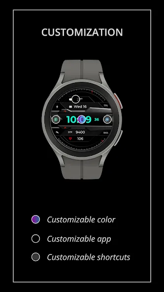 DADAM63: Digital Watch Face screenshot 4
