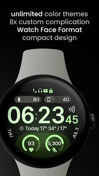 TrackMate Watch Face screenshot 2