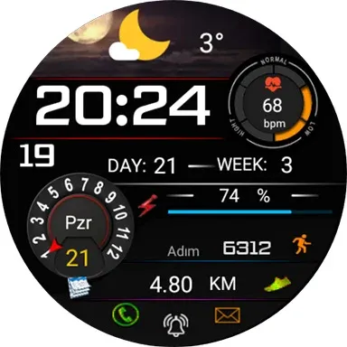 FS W254 Watch face screenshot 23