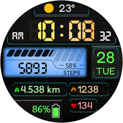 STENADO Sport URX64 Watch face screenshot 18