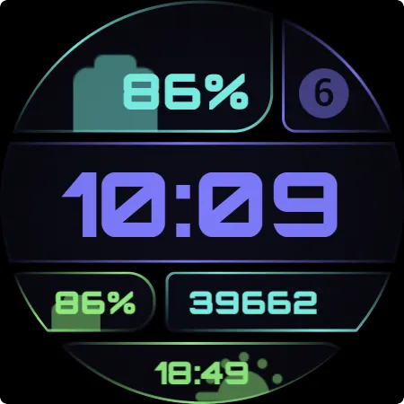 Simple Widget Watch Face v3 screenshot 8