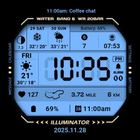 ACRO Multi G Digital Watchface screenshot 30