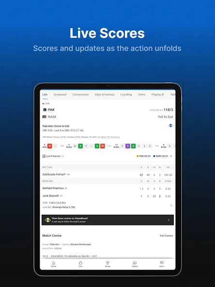 ESPNcricinfo - Live Cricket screenshot 11