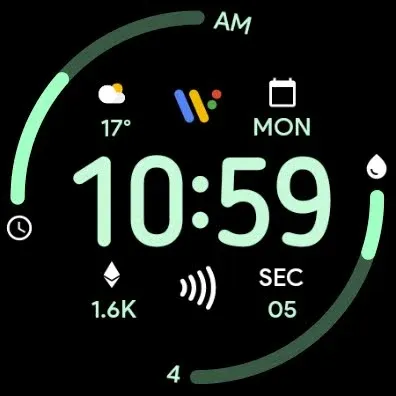JHW Digital Info v2: Wear OS screenshot 9