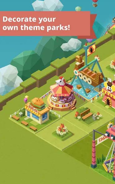 Merge Tycoon: 2048 Theme Park screenshot 8
