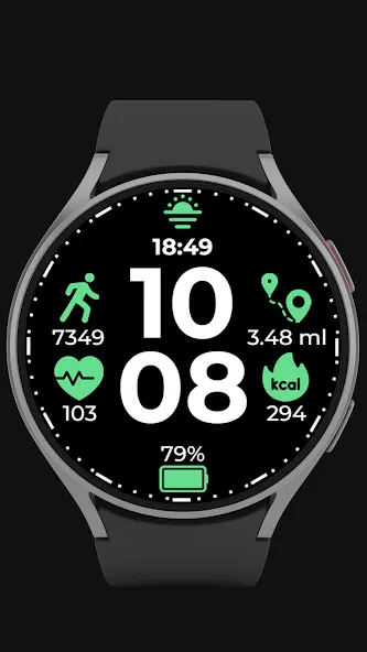 CC Clean 18 Watch Face screenshot 4