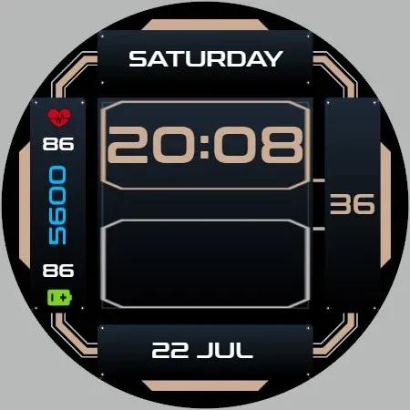 WR 006 Duo Digital Watch Face screenshot 26