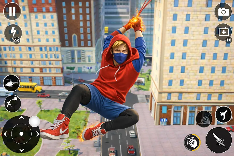 Spider Fighting-Rope Hero Game screenshot 3