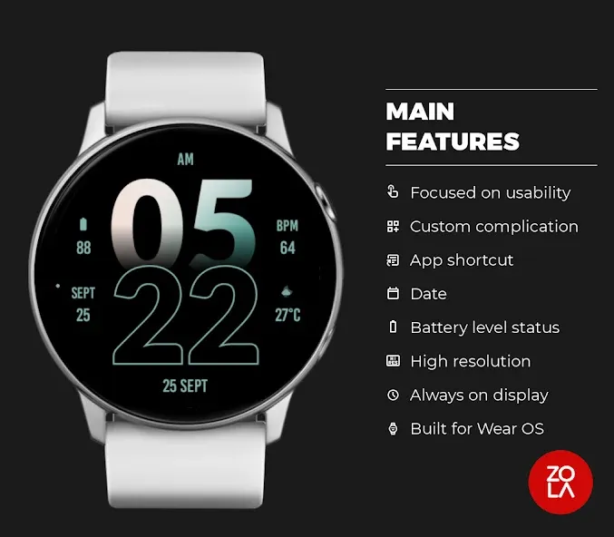 Active Snow Watch Face screenshot 2