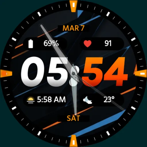 ID008: Sporty Watch Face screenshot 25