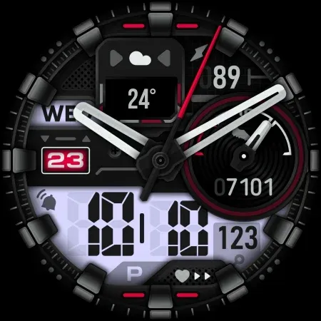 SH039 Watch Face, WearOS watch screenshot 9