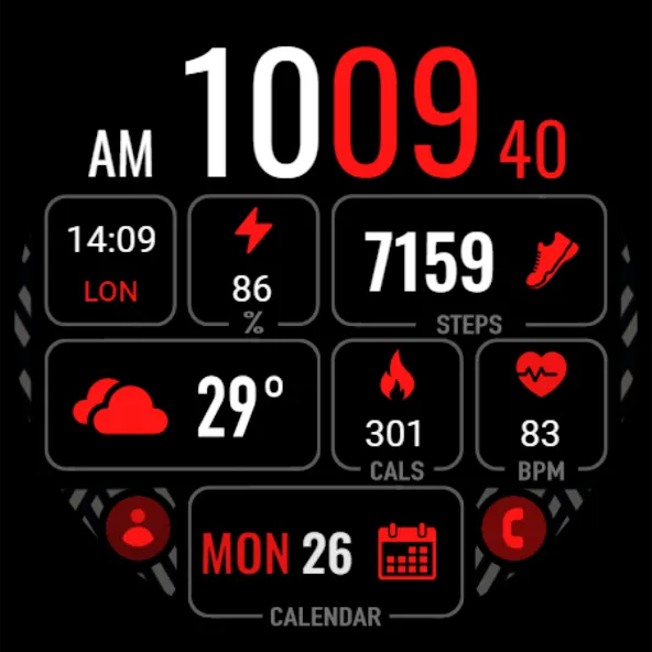 MDS441 Digital Watch Face screenshot 12
