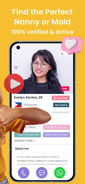 Yaya – Find Nannies & Maids screenshot 2
