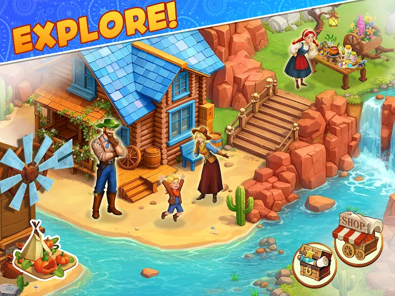 Westward Farm: Family Escape screenshot 10