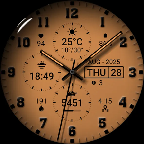 Watch face 10h08.com #67 screenshot 30