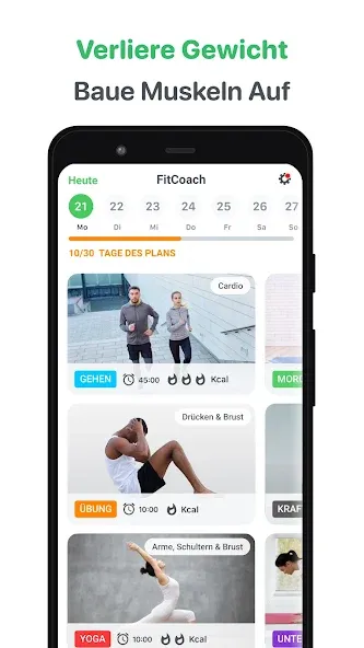 FitCoach: Persönliche Fitness screenshot 3