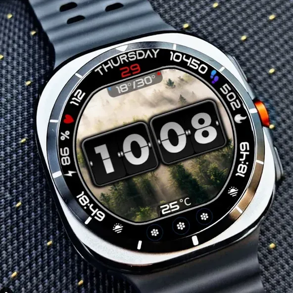 Animated Weather Flip Time E55 screenshot 7