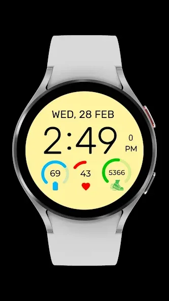 Watch Face Digital EasyRead D1 screenshot 4