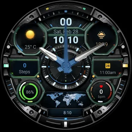 ChronoSphere watchface mono17 screenshot 18