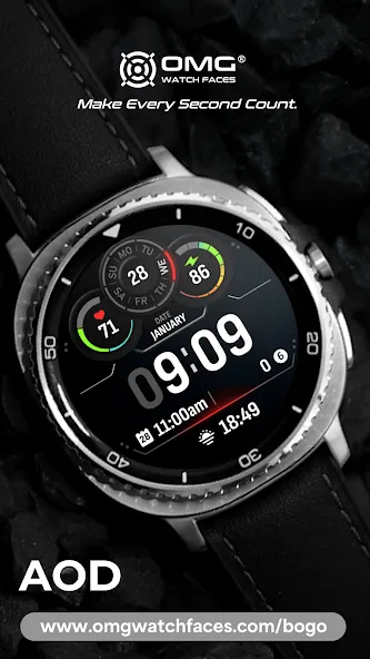 OMG 433 - Active Digital Watch screenshot 6