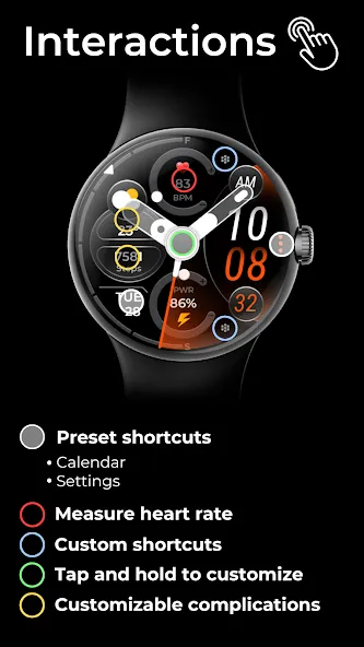 OMG 339 Hybrid Watch Face screenshot 6
