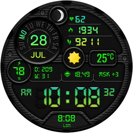DIGI MADRASAN CTS33 Watch face screenshot 18