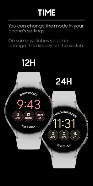 JHW Digital You 2: Watch face screenshot 6
