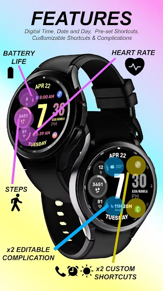 Active Wear Watchface 3 screenshot 3